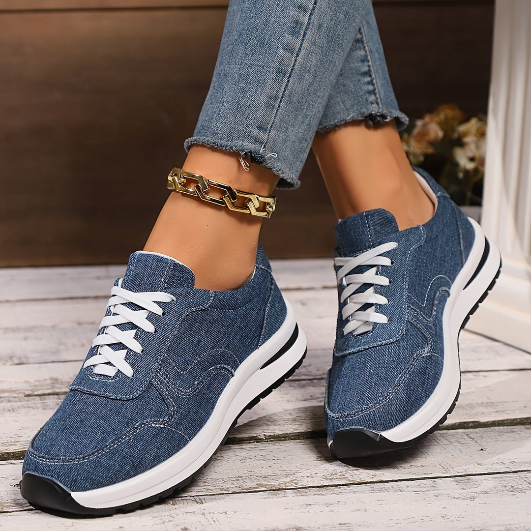 Women's Sneakers | Casual Platform with Lace-Up