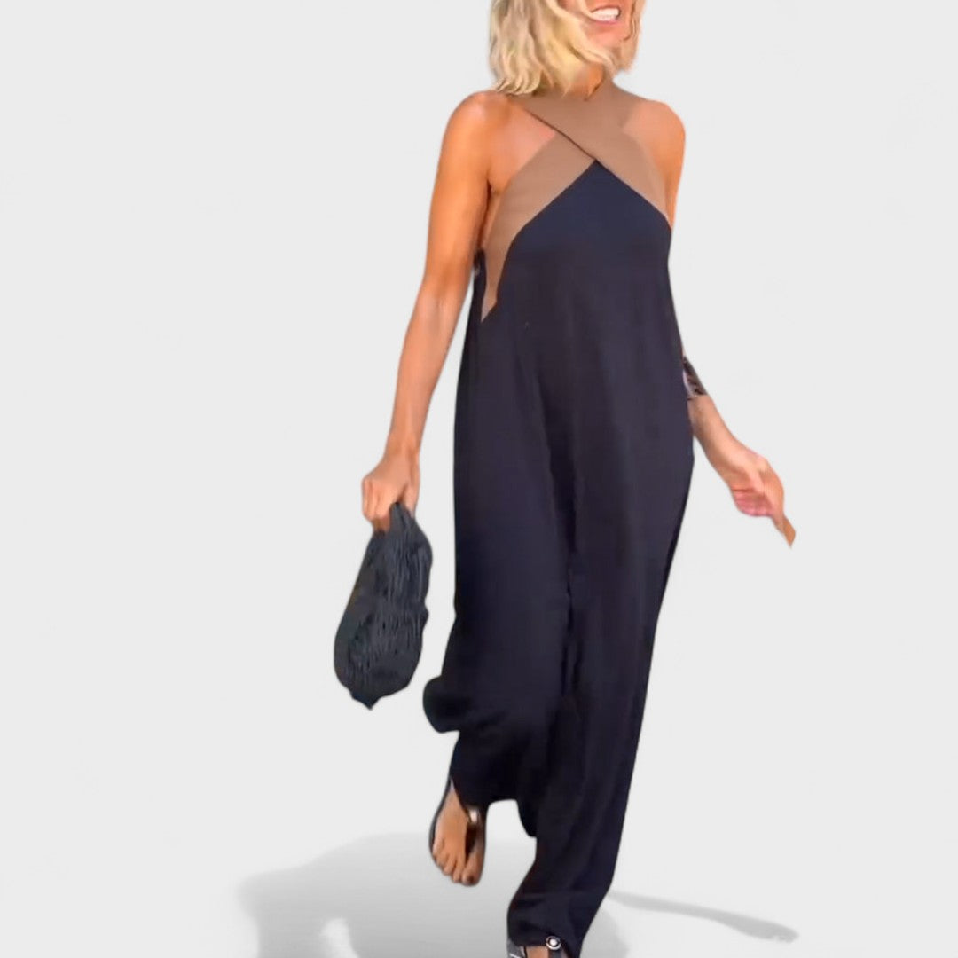 Casual Dress For Women | Maxi Cross-Neck Fit Design