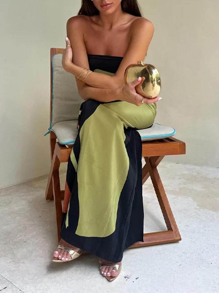 Women's Maxi Sundress | Green Sleeveless Style