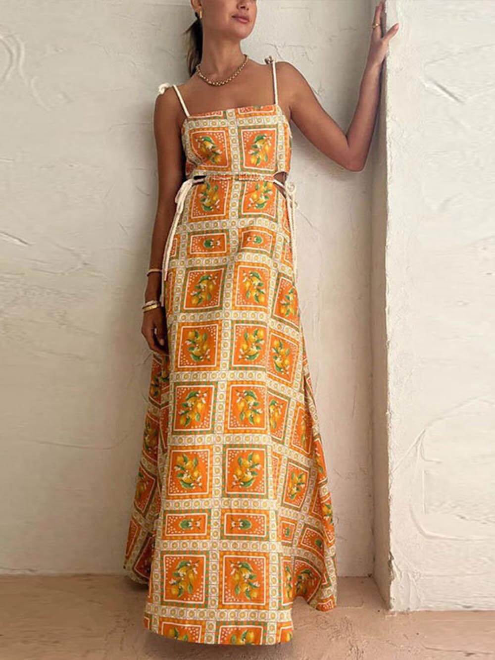 Women's Maxi Sundress | Squareneck
