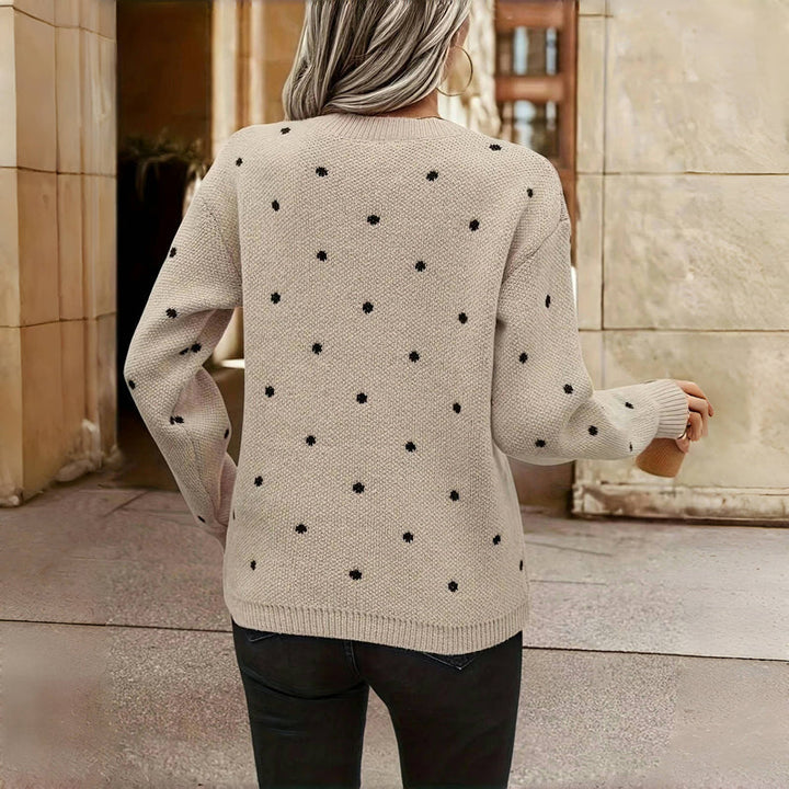 Sweater For Women | Dotted Round Neck