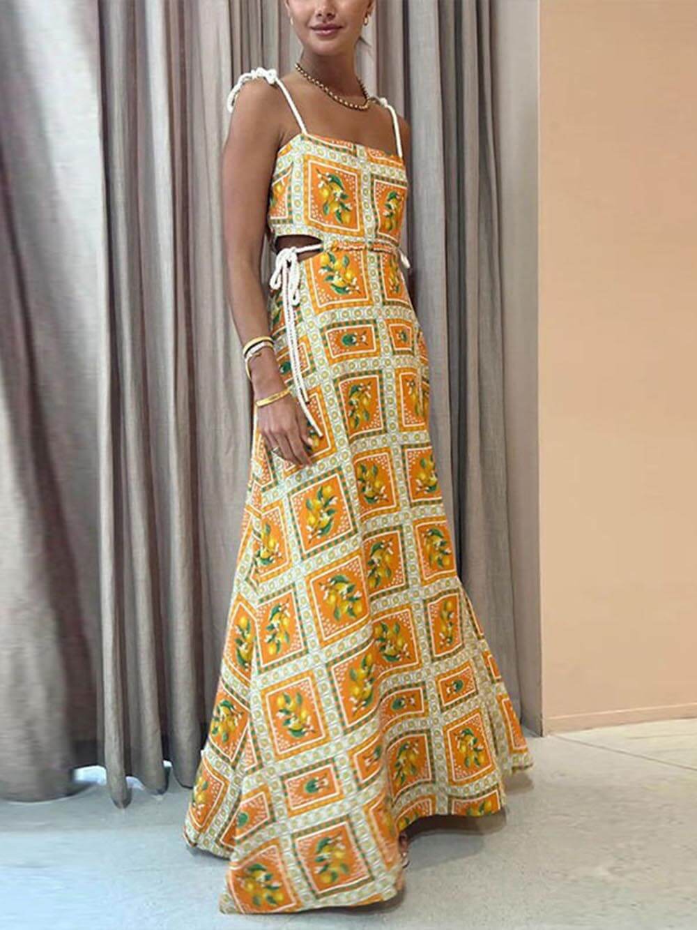 Women's Maxi Sundress | Squareneck
