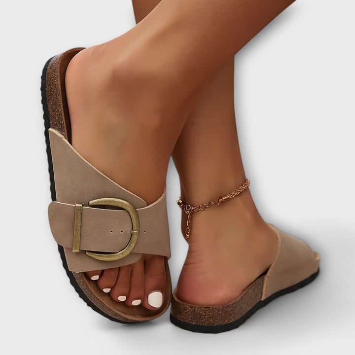 Sandals For Women | Flat Open-Toe Slide Style
