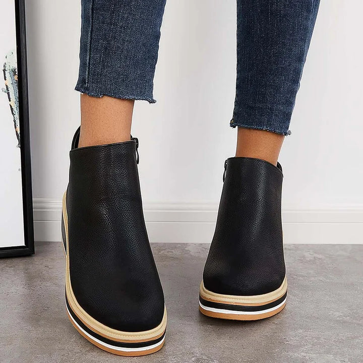 Boots For Women | Ankle Height Side Zipper Style