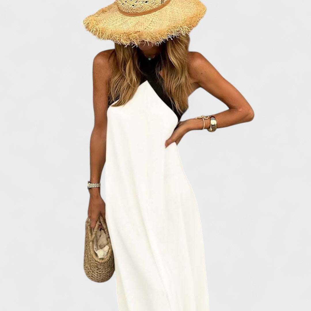 Casual Dress For Women | Maxi Cross-Neck Fit Design