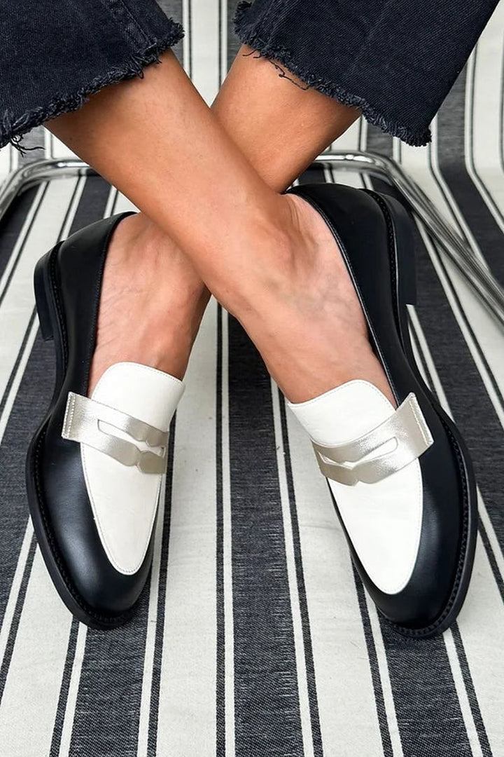 Loafers For Women | Two Tone Strap Style