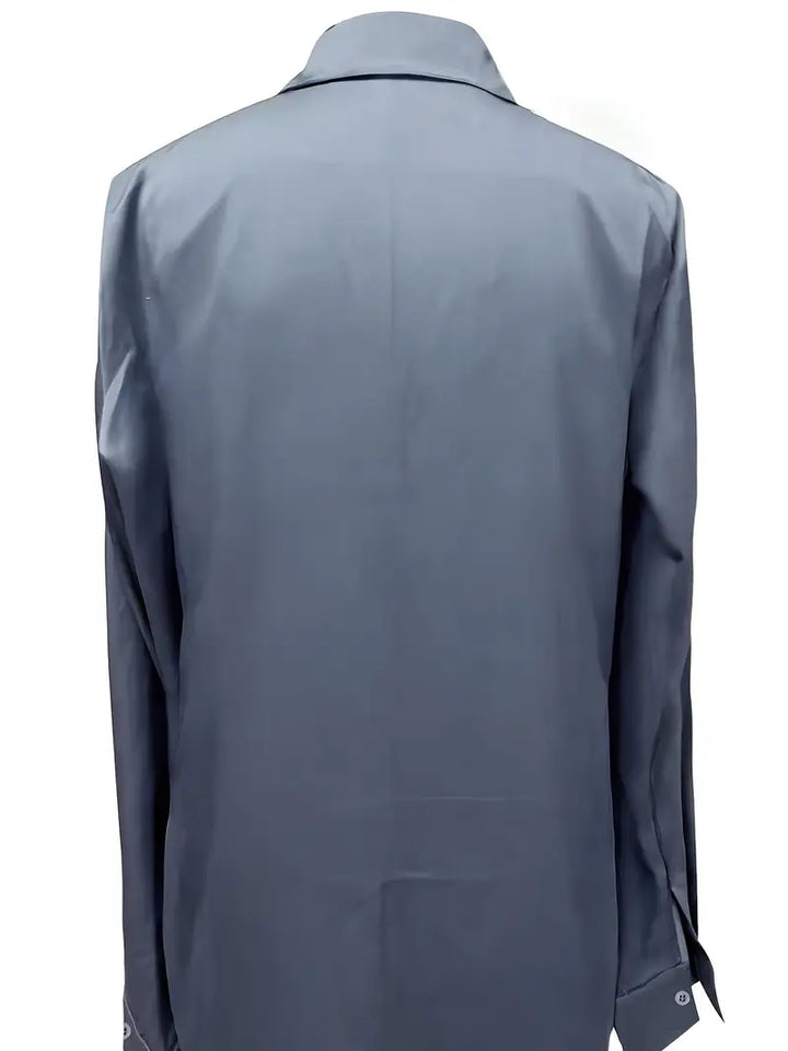 Blouse For Women | Draped Neck Long Sleeve