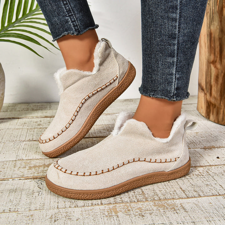 Boots For Women | Rounded Toe Low Ankle Pull On Design