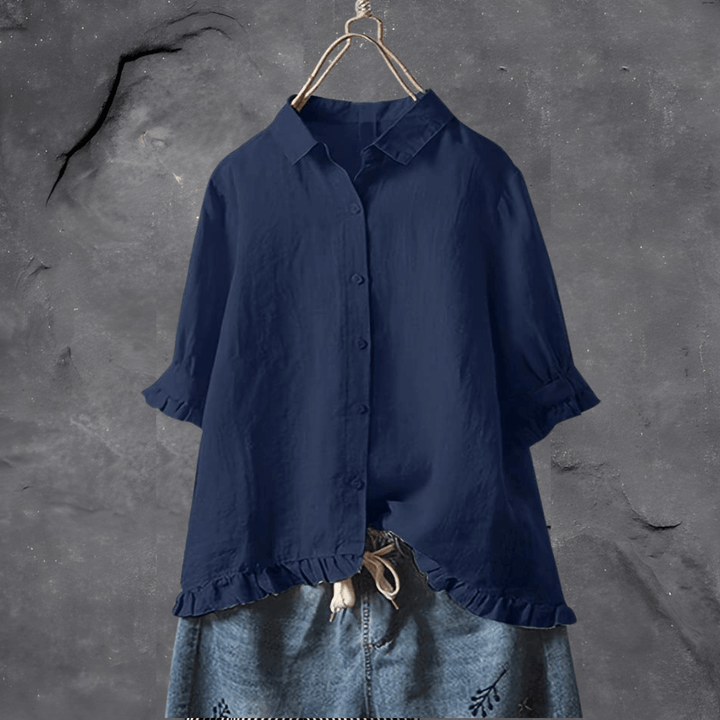 Blouse For Women | Loose Fit Button Down