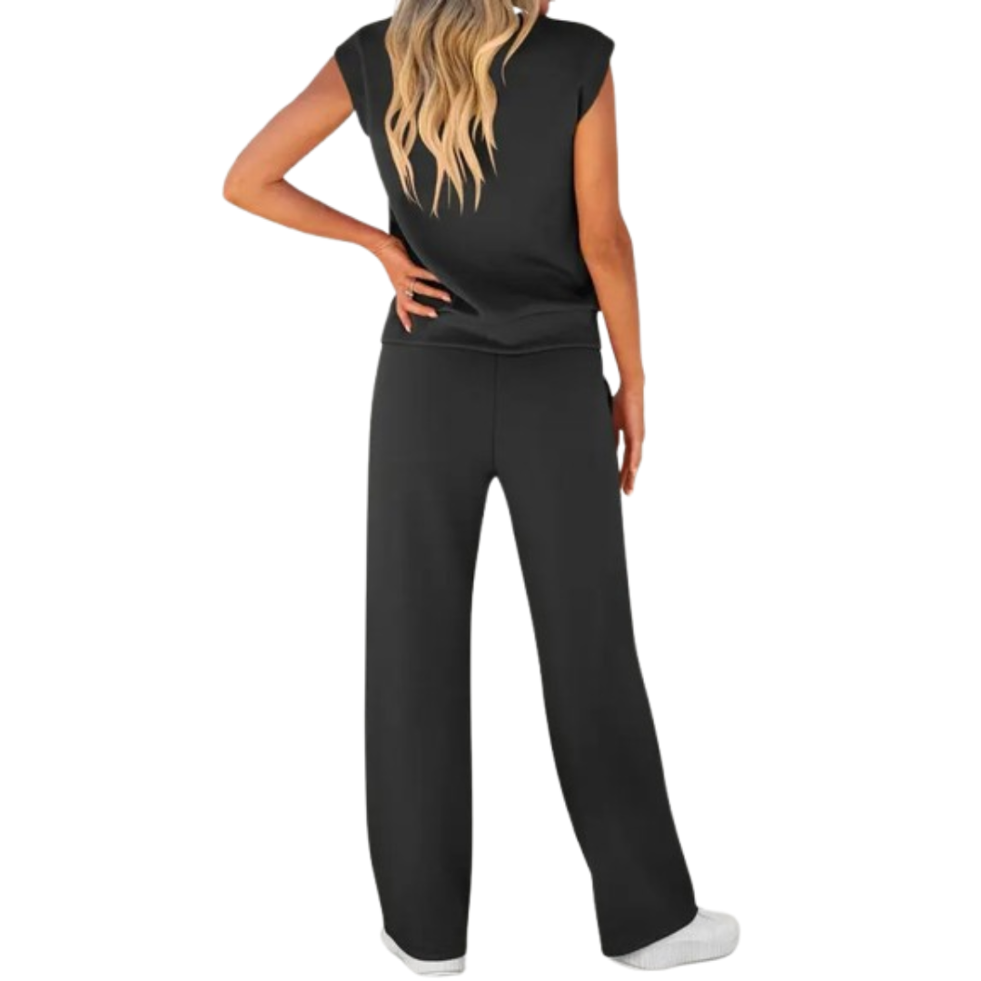Women’s Lounge Set | Sleeveless Drawstring