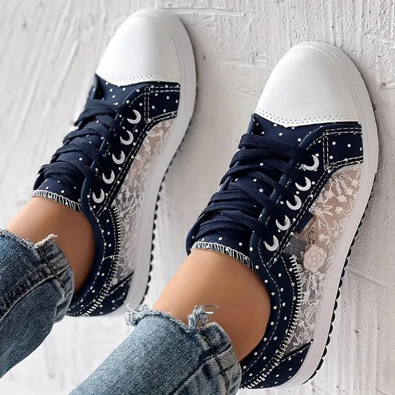 Women’s Sneakers | Casual Floral Panels