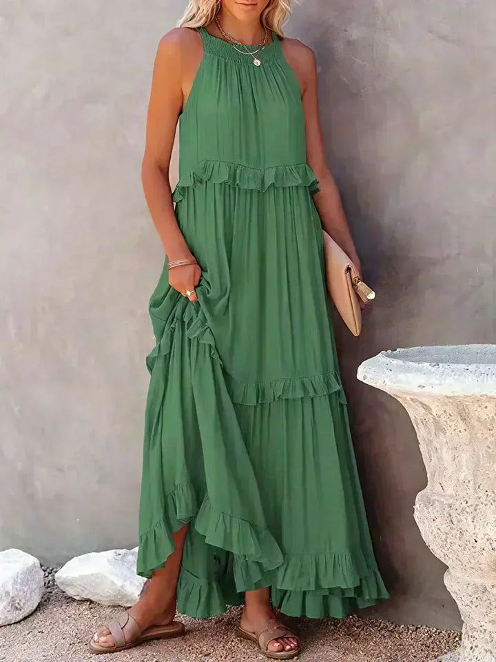Maxi Dress for Women | Ruffle Detailing