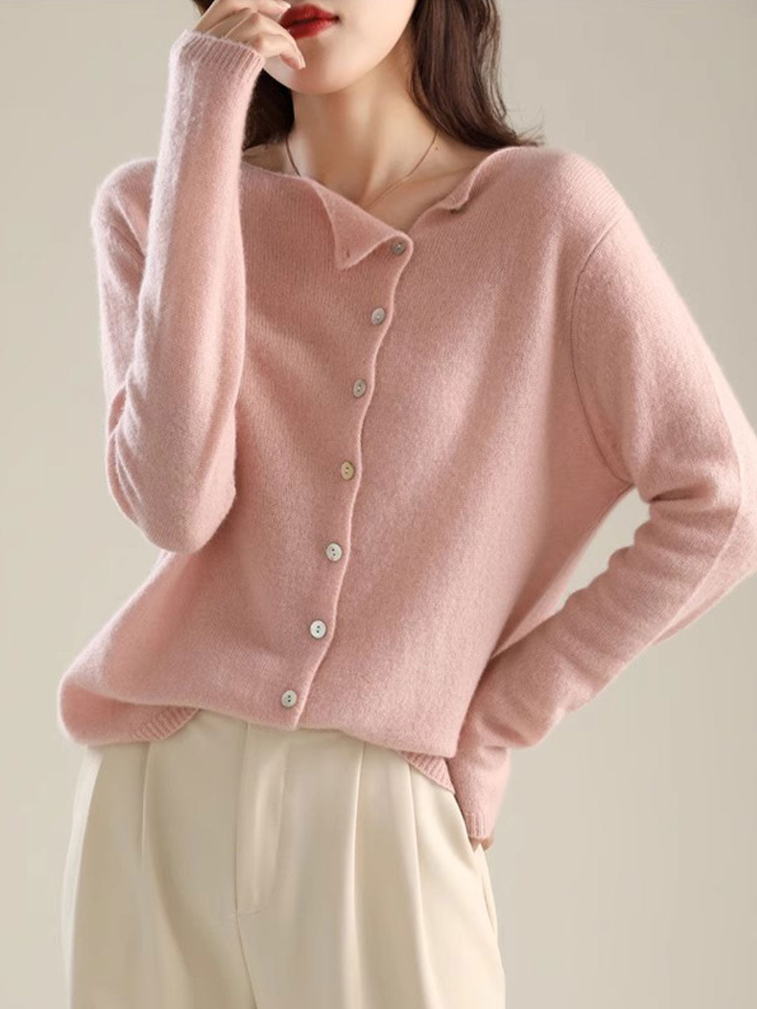Cardigan For Women | Asymmetric Long Sleeves