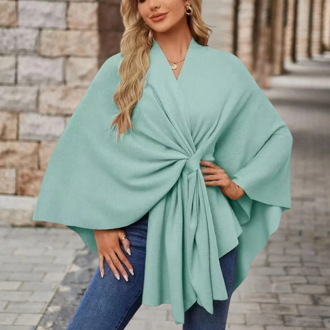 Women’s Blouse | Wrap Style Poncho