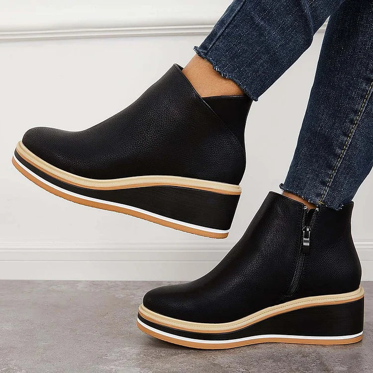Boots For Women | Ankle Height Side Zipper Style