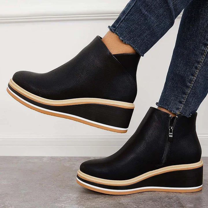 Boots For Women | Ankle Height Side Zipper Style