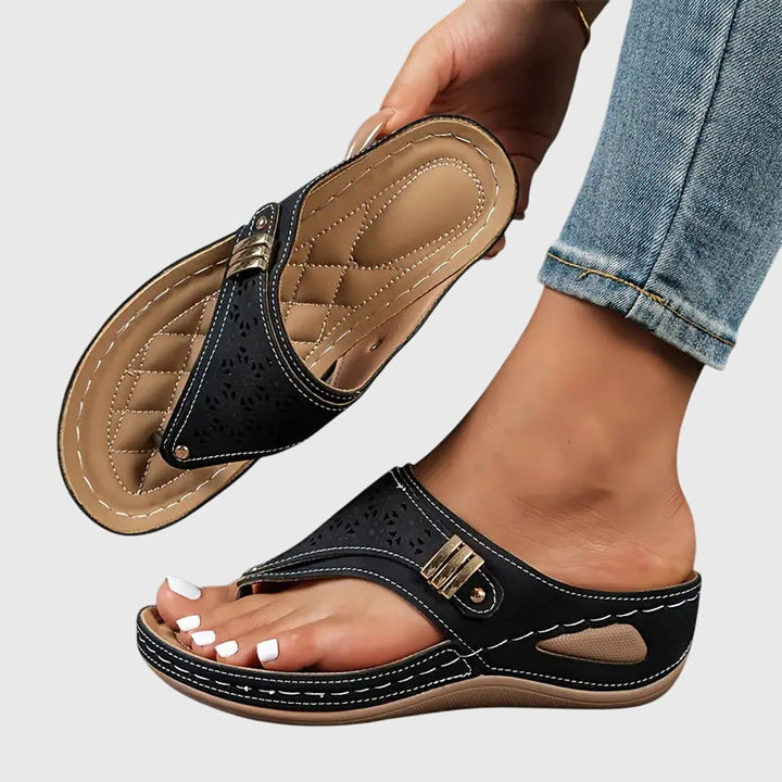 Women's Comfortable Sandals | Cushioned Slip-On Orthopedic