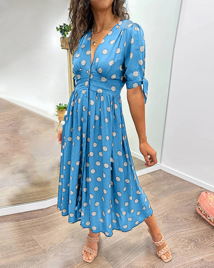 Women’s Dress | Polka Dot Midi