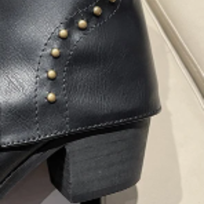 Women’s Boots | Studded Slouchy Ankle