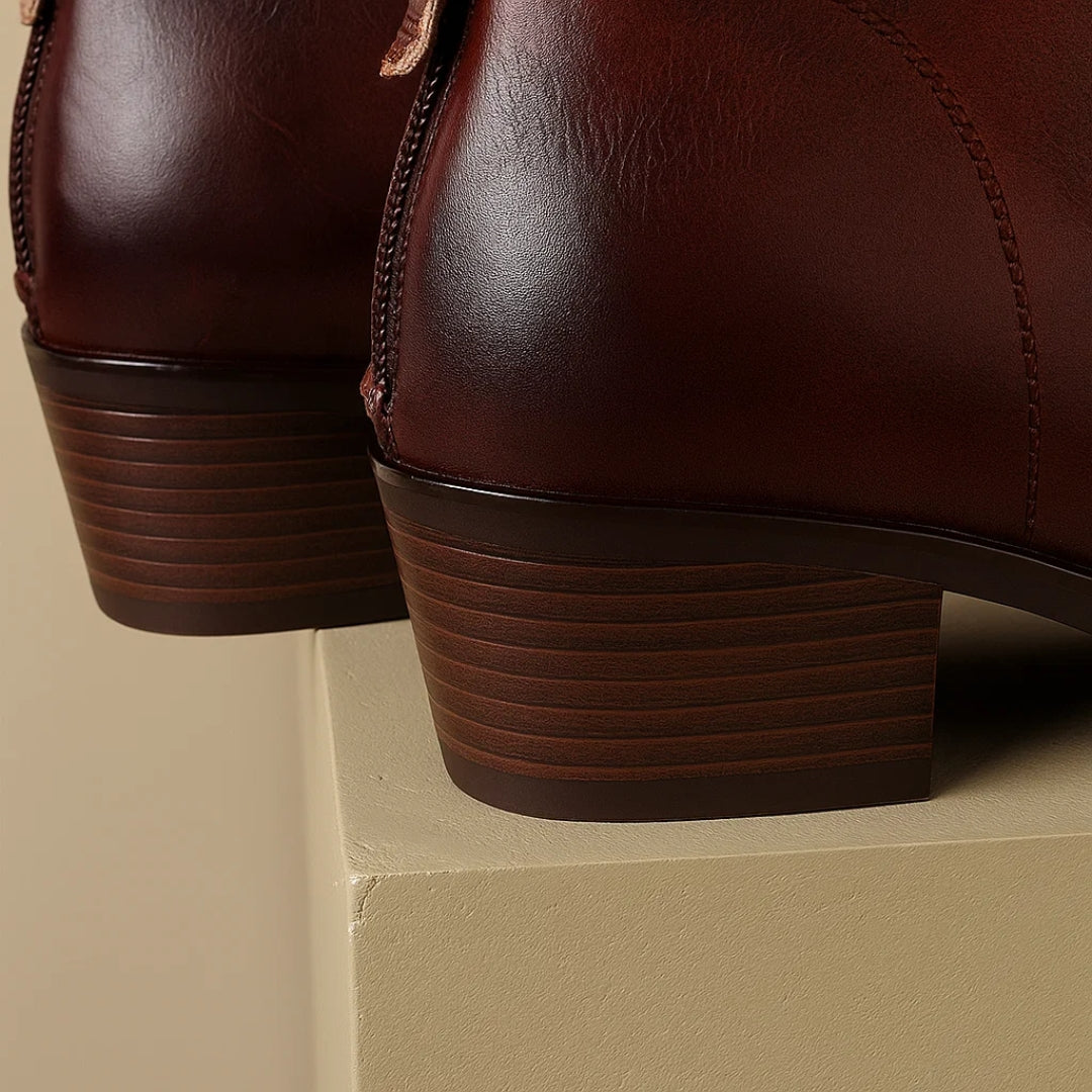 Women’s Boots | Pointed Toe Ankle Block Heel