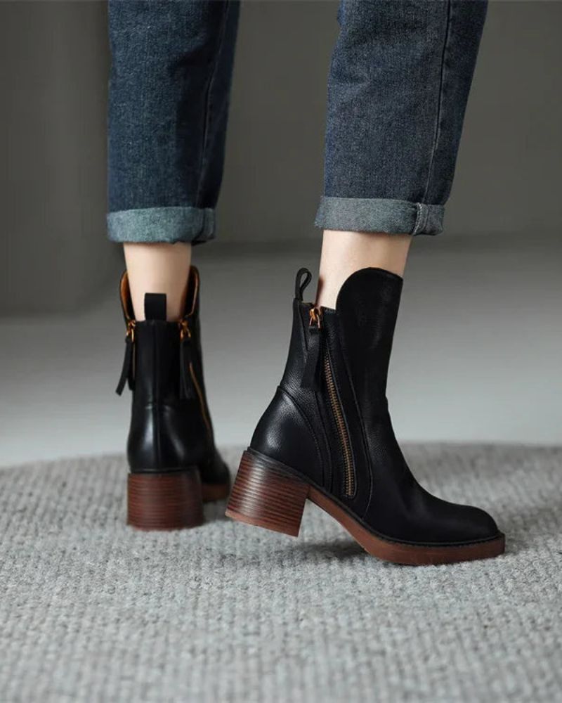Boots For Women | Ankle Height With Side Zipper