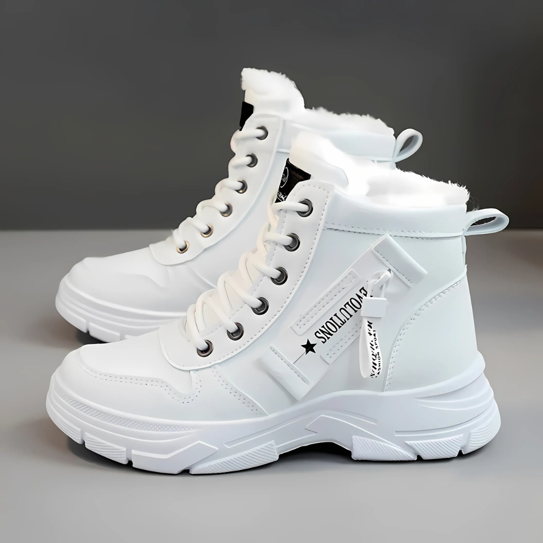 Boots For Women | Front Lace High Ankle Lug Style