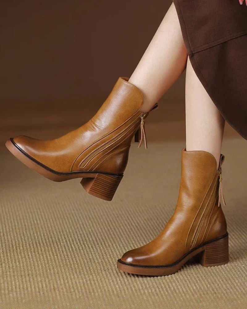Boots For Women | Ankle Height With Side Zipper