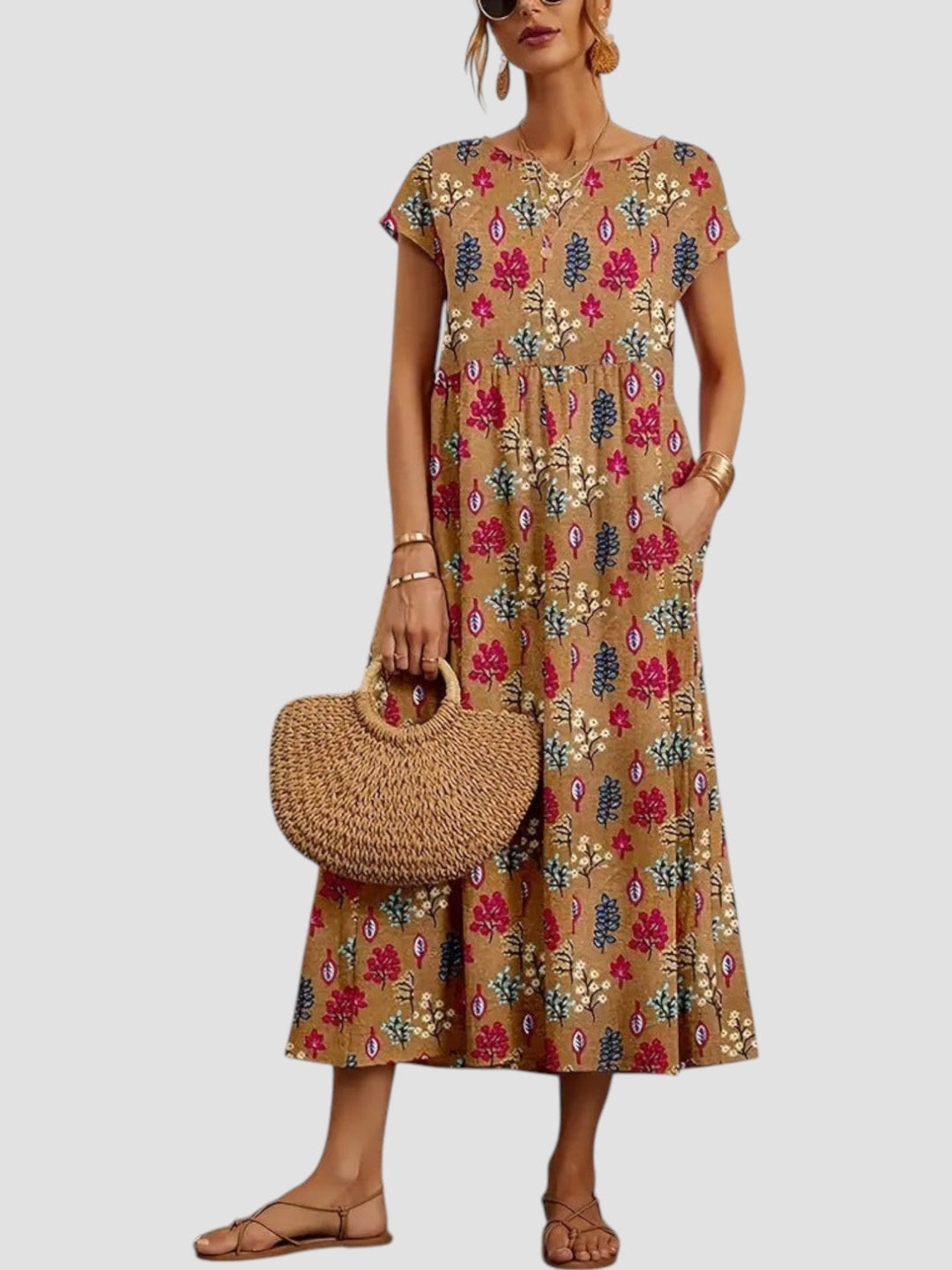 Casual Dress for Women | Midi Floral Print