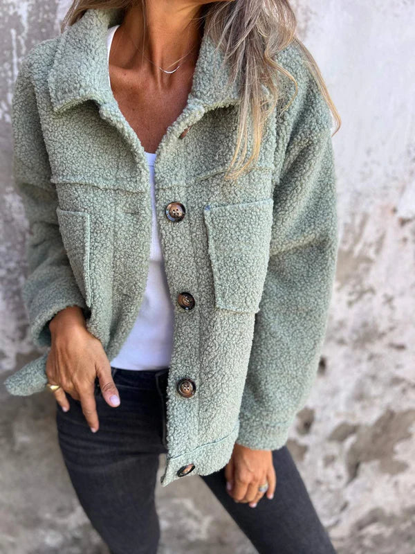Women’s Jacket | Button-Front Textured