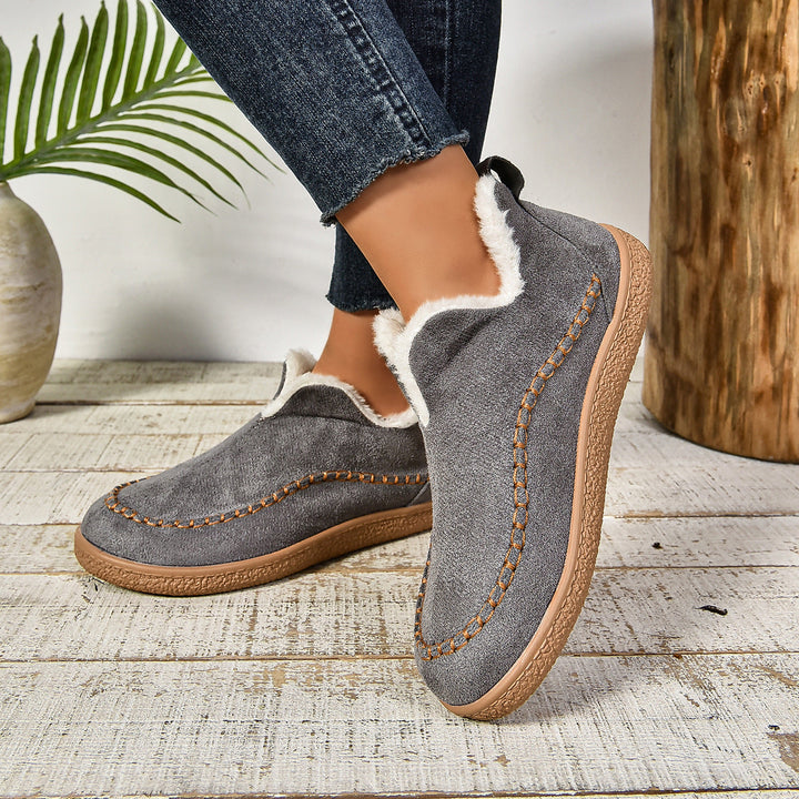 Boots For Women | Rounded Toe Low Ankle Pull On Design