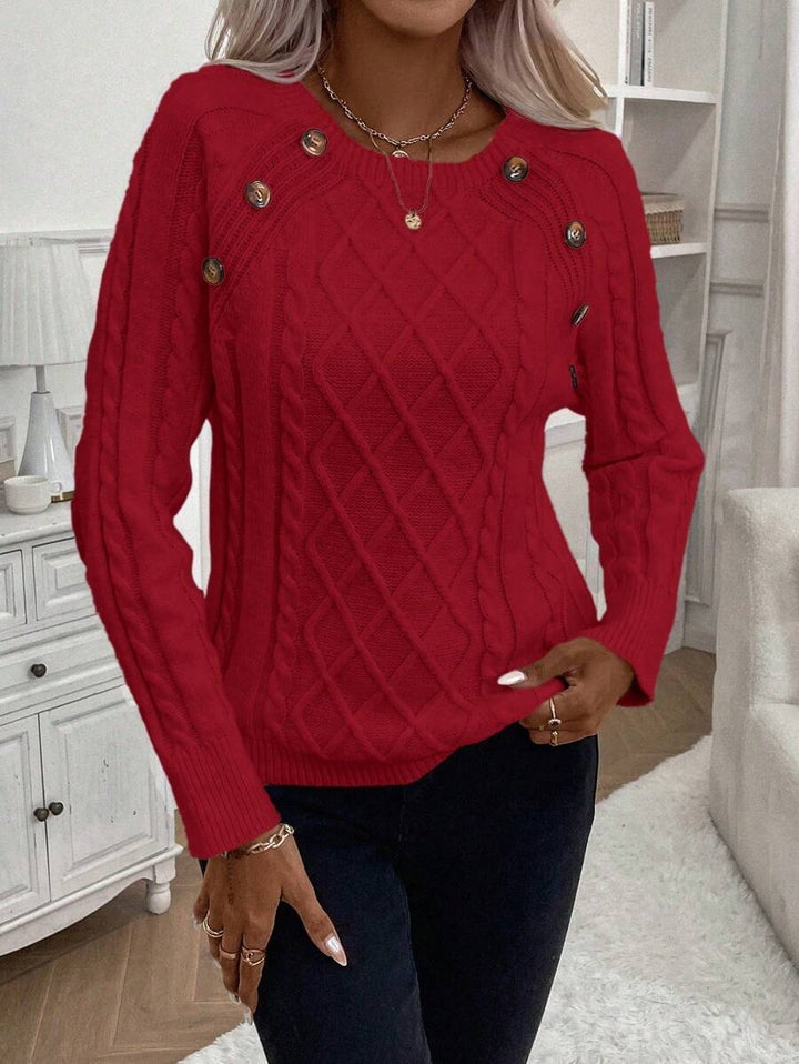 Sweater For Women | Cable Round Neck