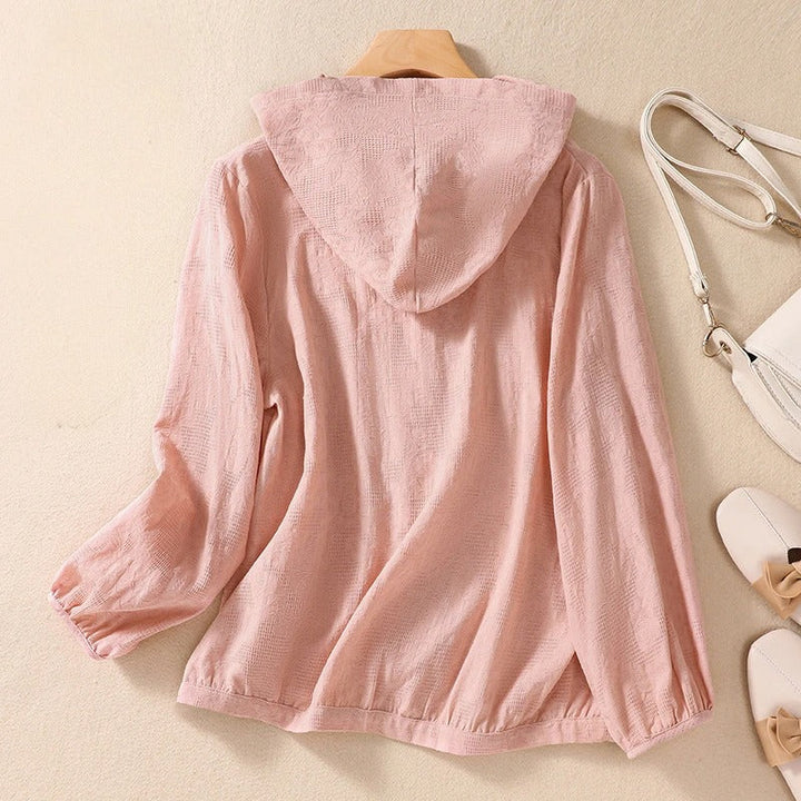 Women's Blouse | Hooded Button-Down