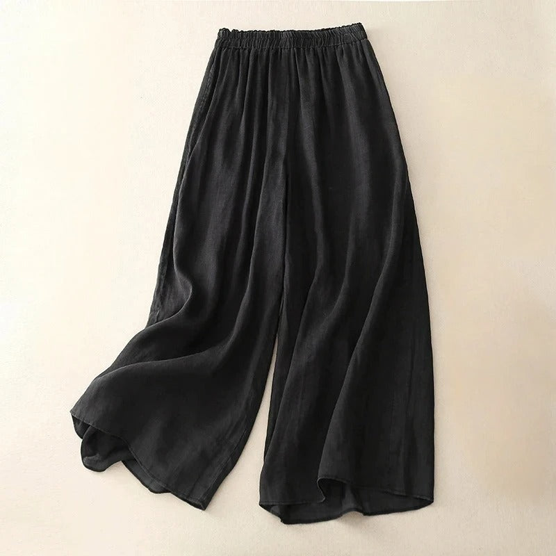 Pants for Women | Wide Leg Elastic Waist Flowy