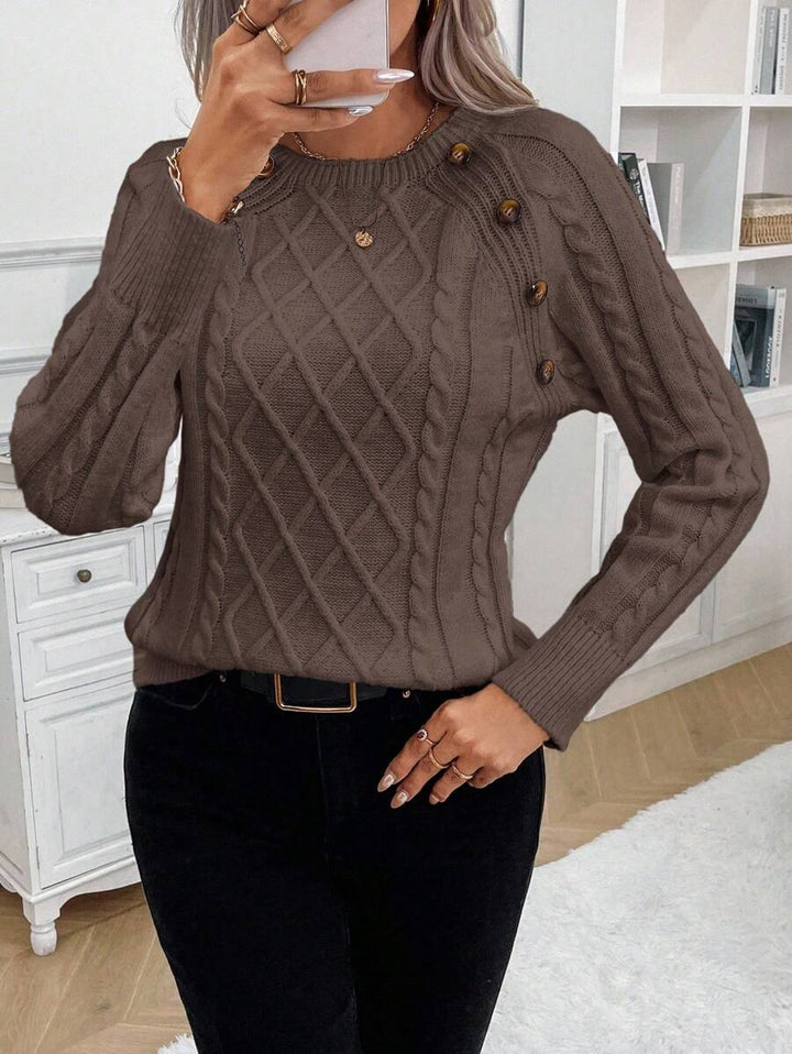 Sweater For Women | Cable Round Neck