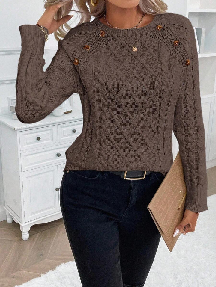 Sweater For Women | Cable Round Neck