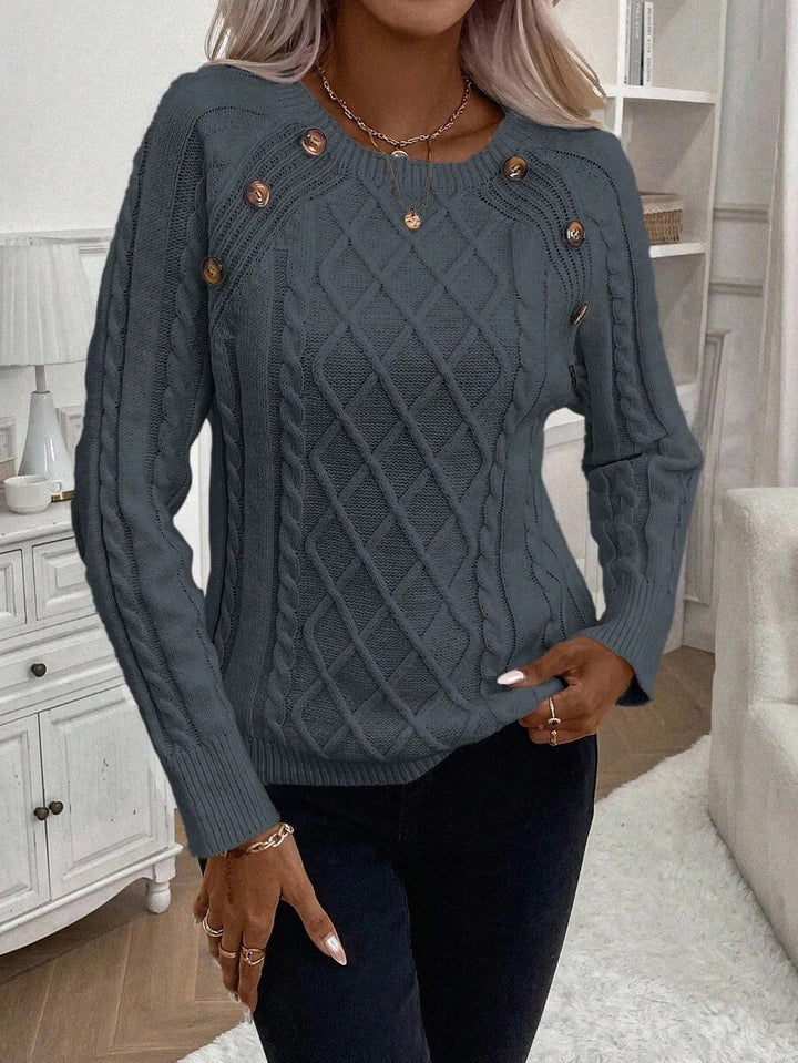Sweater For Women | Cable Round Neck