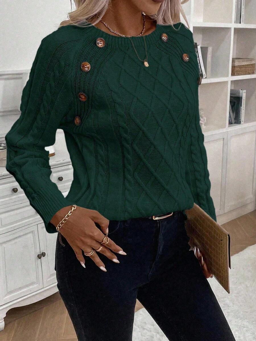 Sweater For Women | Cable Round Neck