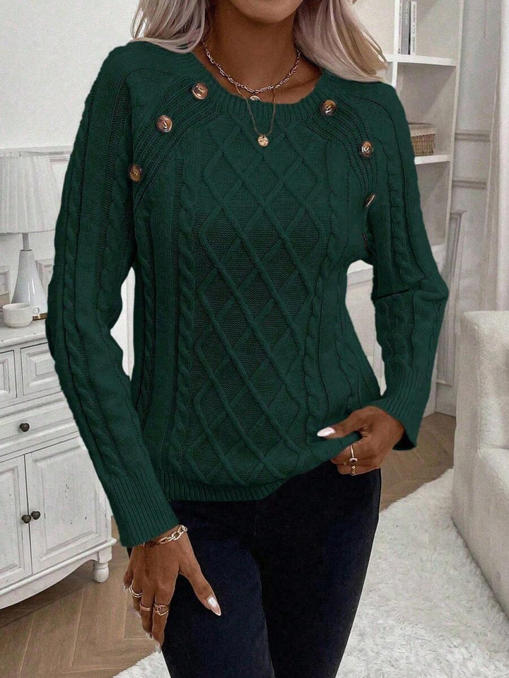 Sweater For Women | Cable Round Neck