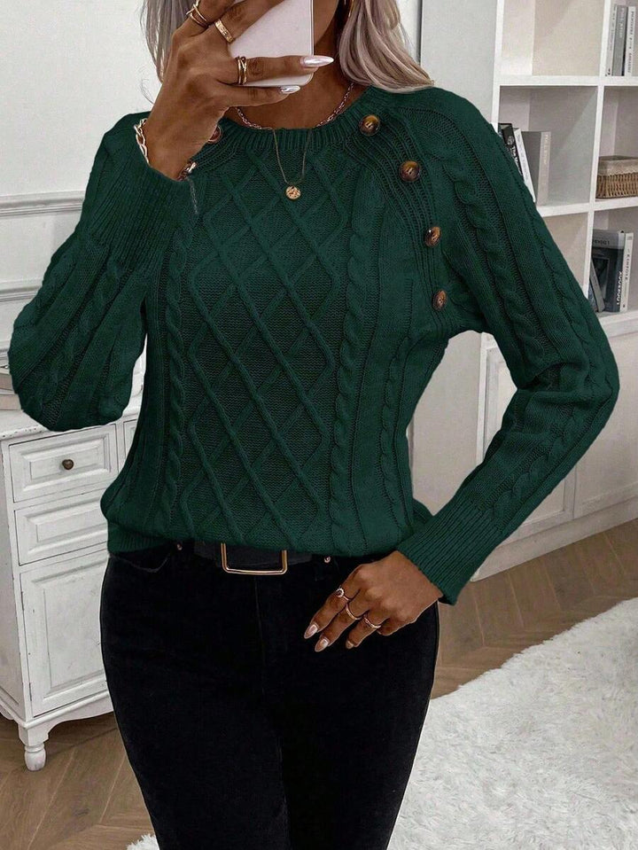 Sweater For Women | Cable Round Neck