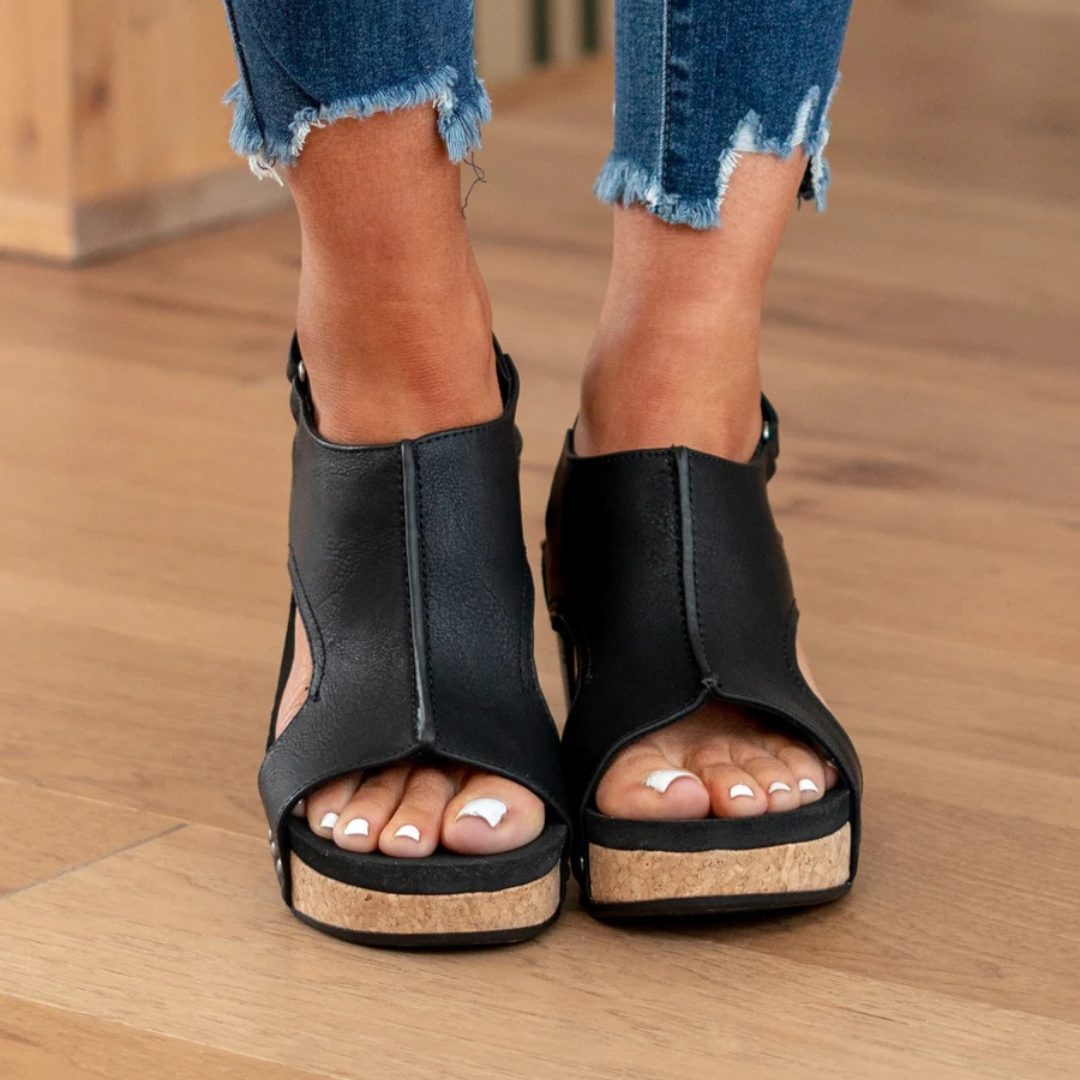 Sandals For Women | Platform Wedge Open-Toe