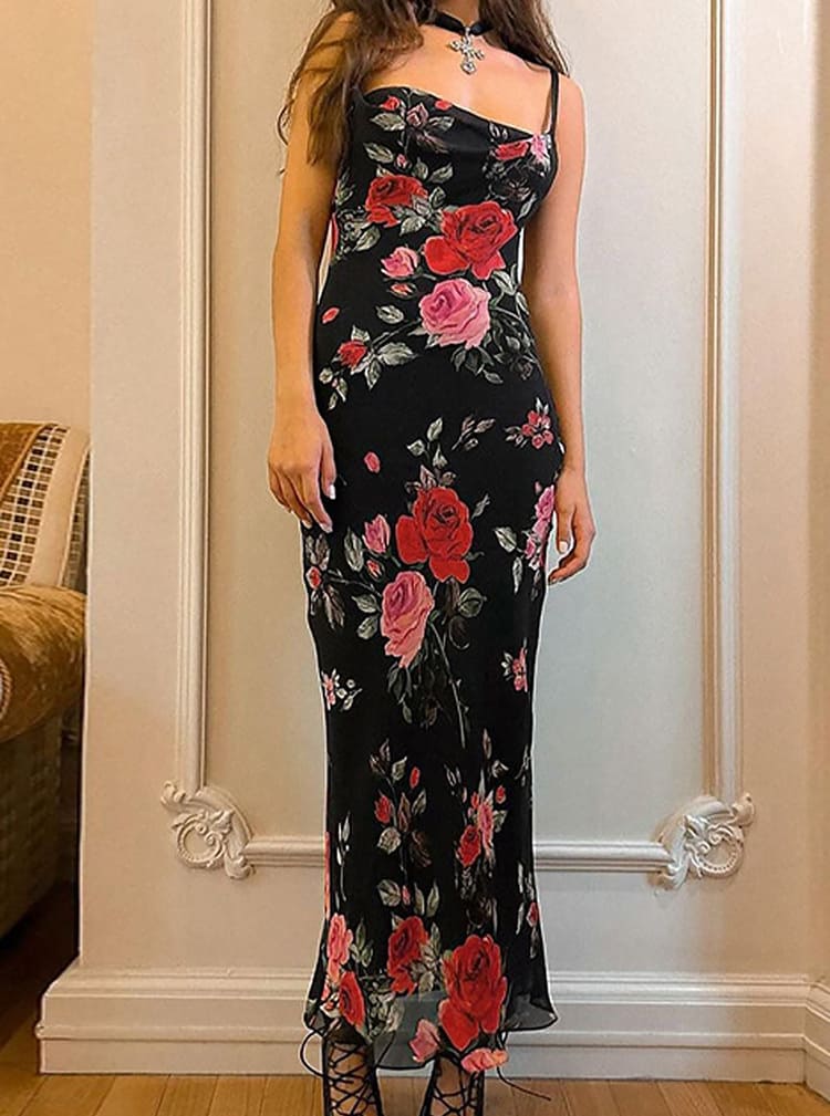 Women's Floral Maxi Dress | Casual Style