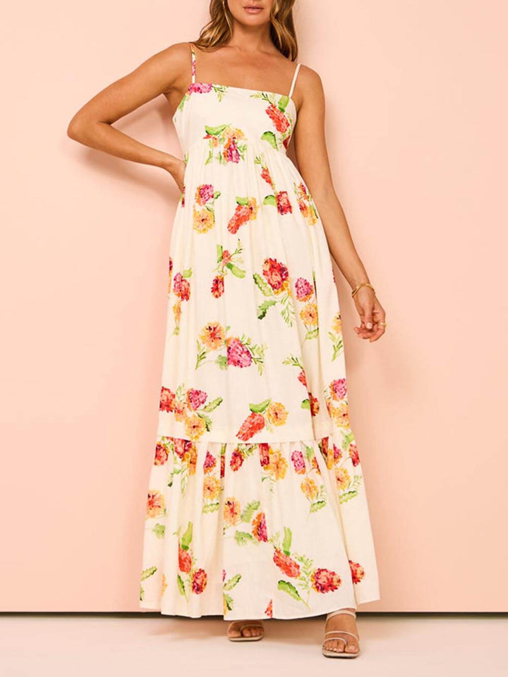 Women's Maxi Sundress | Open Back Casual