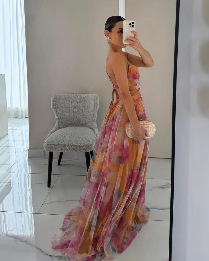 Women's Wedding Guest Maxi Dress | Floral Style
