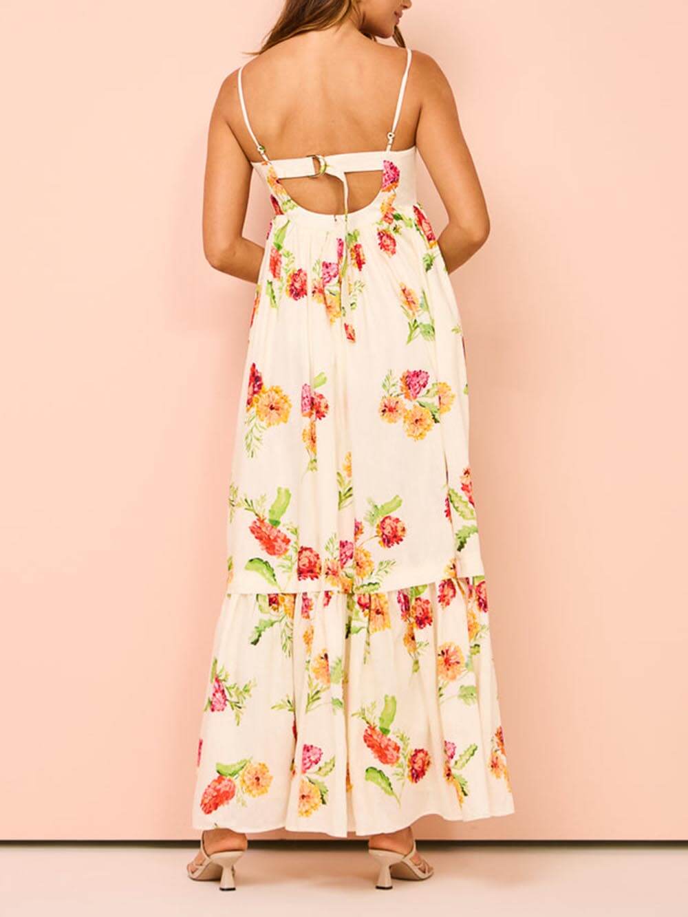 Women's Maxi Sundress | Open Back Casual