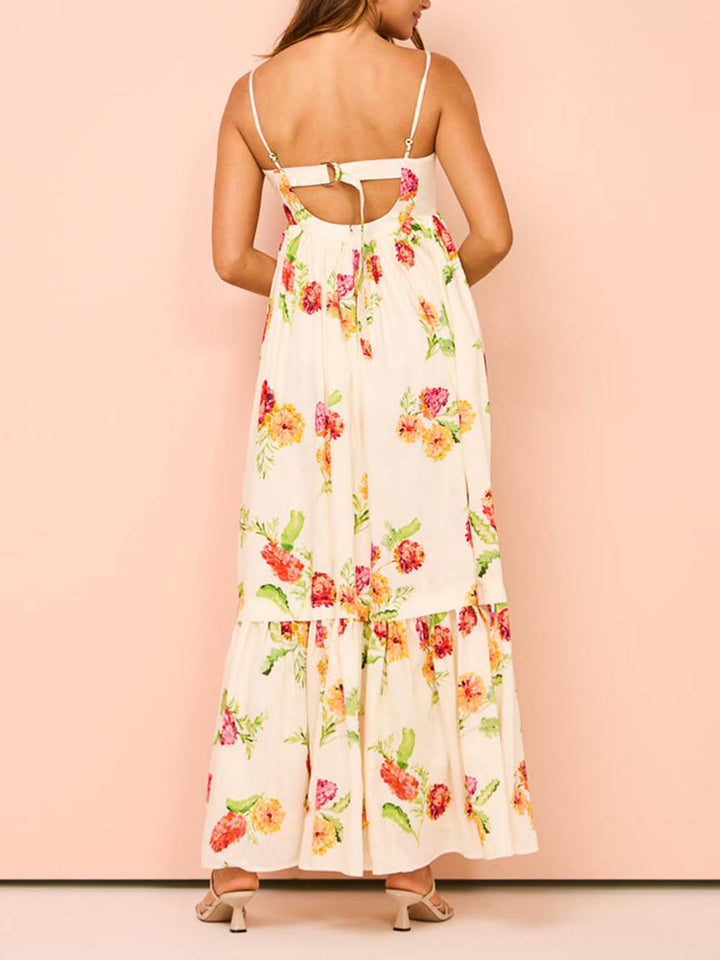 Women's Maxi Sundress | Open Back Casual