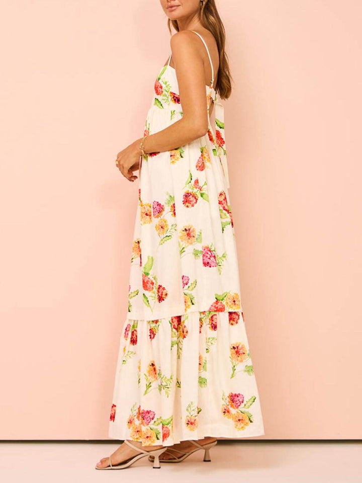 Women's Maxi Sundress | Open Back Casual