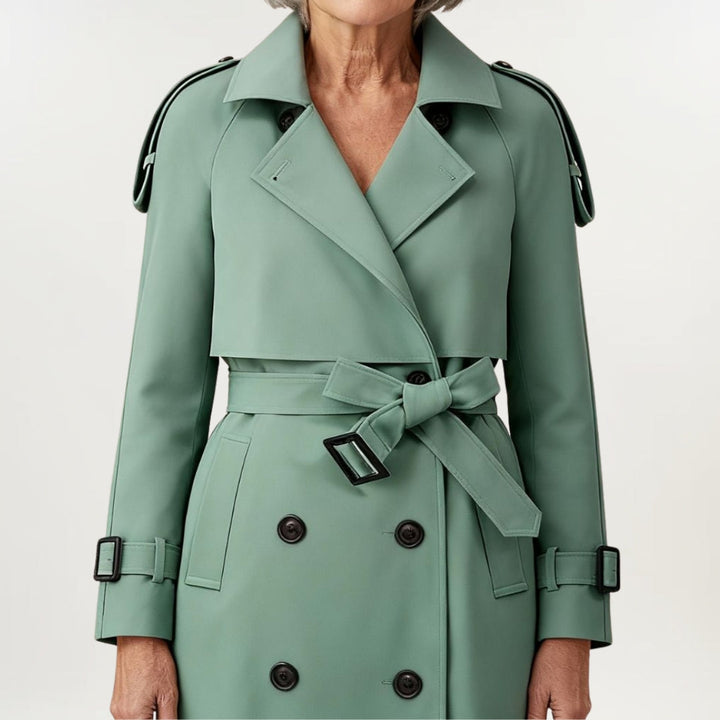 Coat for Women | Belted Double Breasted Trench
