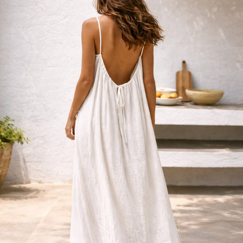 Women's Maxi Sundress | Spaghetti Strap Style