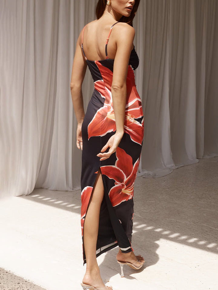 Women's Boho Maxi Dress | Print Floral