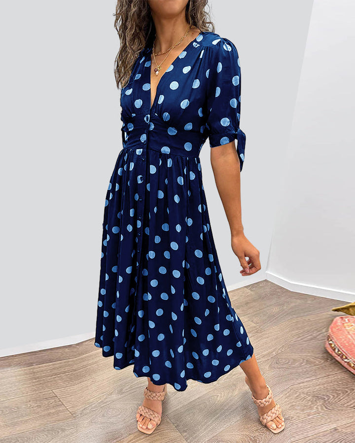 Women’s Dress | Polka Dot Midi